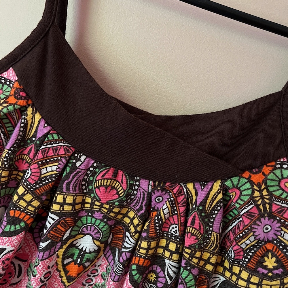 Uproar Pattern Tank | Size: Y Medium - Picture 3 of 4